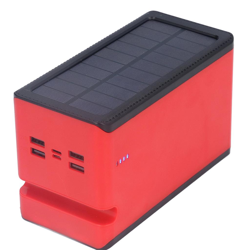 Încărcător portabil de telefon cu 32 LED-uri, 100000mAh, cu 4 porturi USB, 3 moduri de iluminare pentru camping