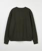 NODU Drain Henley Neck Knit [Khaki]