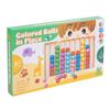 Wooden Color Ball Placement Game for Early Education - Encourages Color Matching, Classification, and Logical Thinking In Preschoolers.