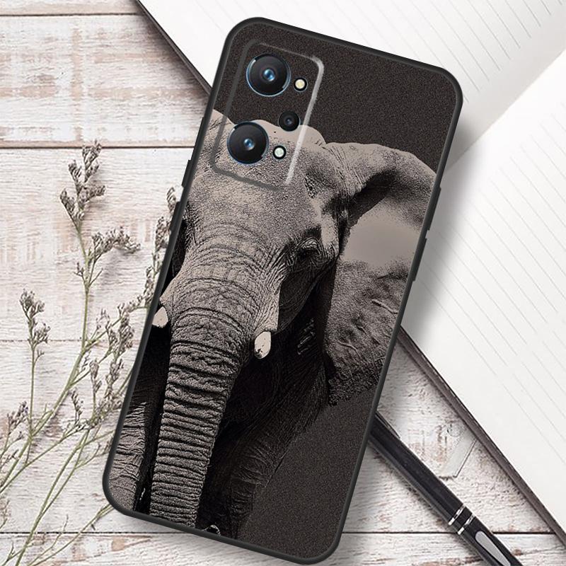 Indian Animal Elephant For Realme C75 C67 C61 C55 C53 C51 C21Y C25S GT 7 5 6 Pro GT 6T 10 11 12 13 14 Pro Plus Case