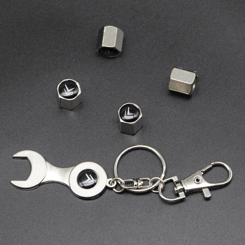 Metal+Leather Car Styling Keychain Key Rings For Citroen C1 C2 C3 C4 C5 C6 C8 C-Crosser C3 Picasso C4 Picasso DS3 Berlingo XSARA