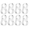 Clear Silicone Door Handle Bumpers Easy to Install Silicone Clear Wall Shielding Wall Protections from Door Impact