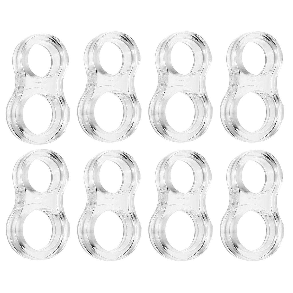 Clear Silicone Door Handle Bumpers Easy to Install Silicone Clear Wall Shielding Wall Protections from Door Impact
