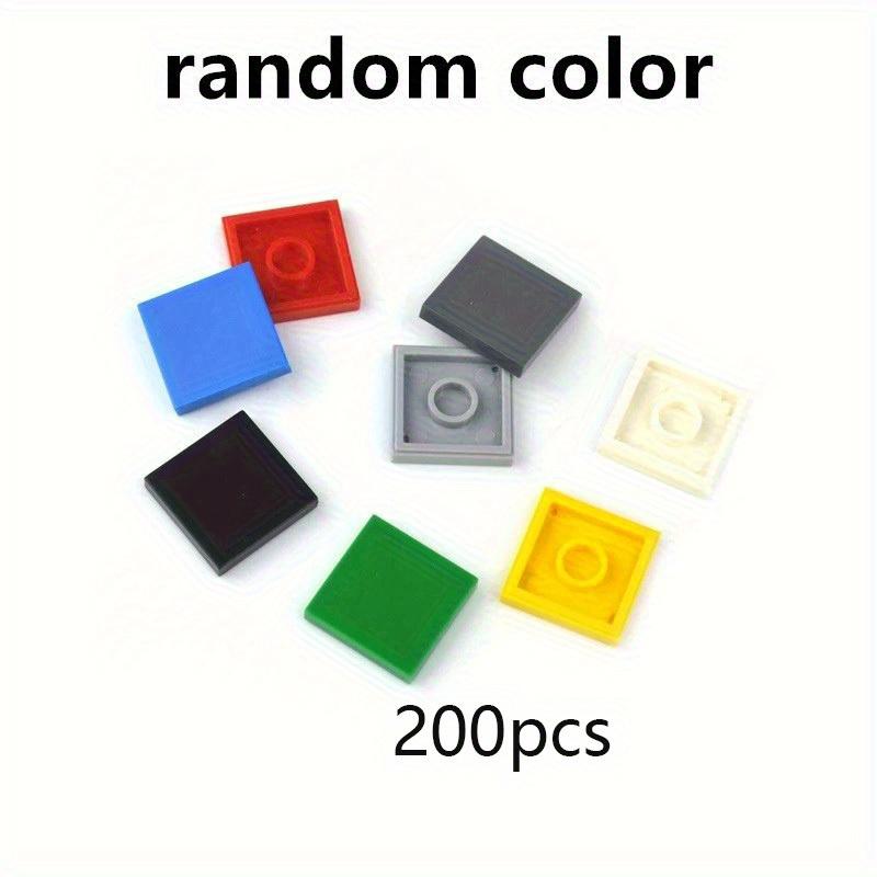 

Non-Toxic 200Pcs Flat Tile 2X2 Bricks Moc Assemble Particles 3068 Size Smooth Building Blocks Diy Educational Creative Toy For Kids