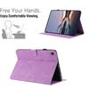 For Samsung Galaxy Tab A7 Lite 8.7-inch Case Card Holder Stand Butterfly Floral Imprinted Leather Tablet Cover