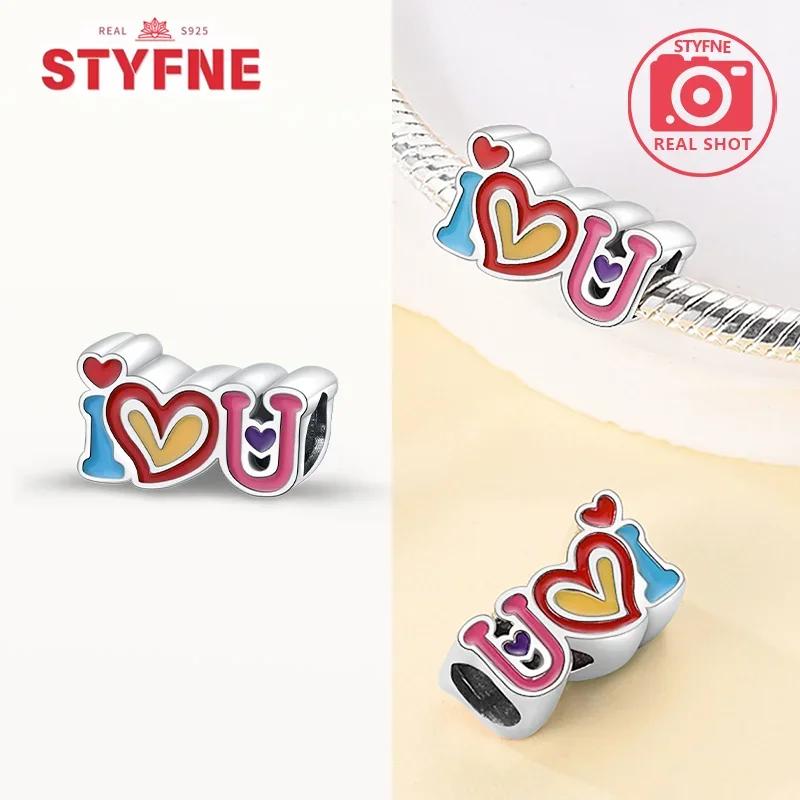 Copperromantic Valentine'S Day Couple Love Charms Heart Beads Fit Original Bracelets Diy Jewelry Gifts For Women