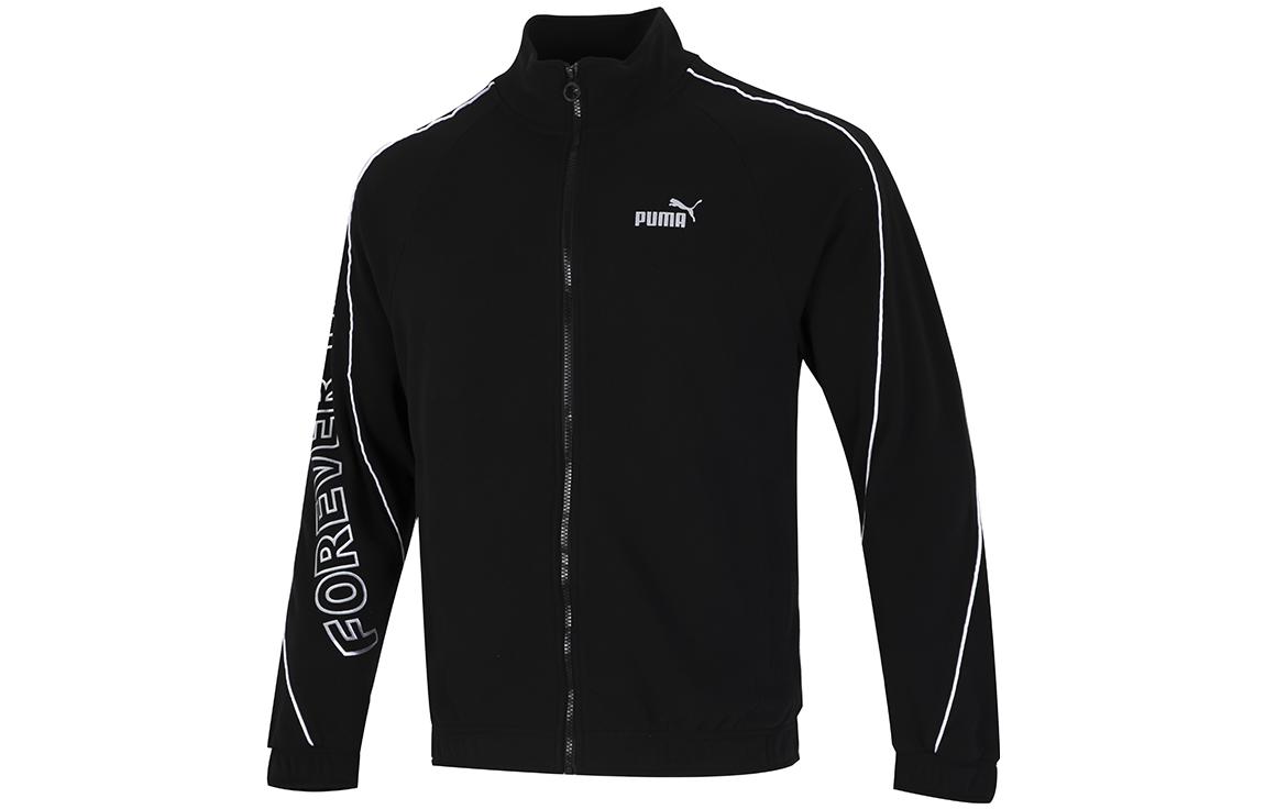 Куртки PUMA Мужские Черные С воротником-стойкой Умеренные Другое 674644-01 M