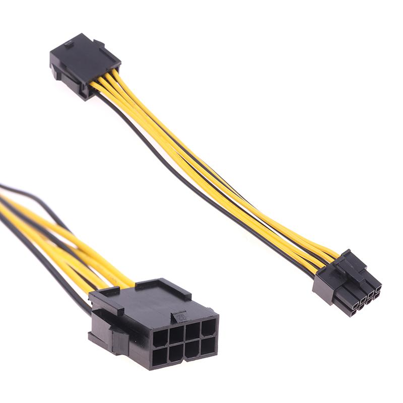 Adapter Pci-E Cpu Eps 8 Pin To Dual 8P Power Splitter Graphics Card Cable