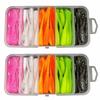 100PCS PVC Swimbaits Lures 5cm Fishing Lures Durable Fishing Baits  for Trout