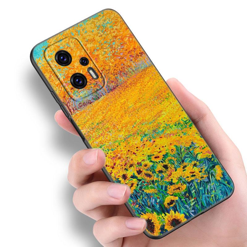 Claude Monet Oil Painting Phone Case For Xiaomi POCO F2 F3 M2 M3 M4 X3 X4 Pro NFC F4 GT 5G F1 X2 C3 C31 C40 M5S TPU Black Cover