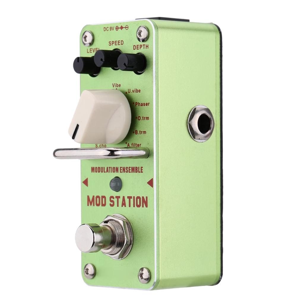 AROMA AMS 3 Mod Station Modulation Ensemble Electric Guitar Effect Pedal Mini Single Effect with True Bypass