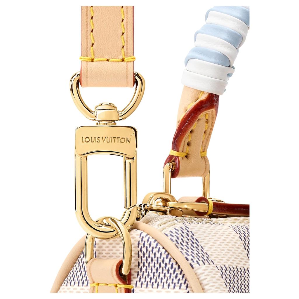 Louis Vuitton Borsa a Spalla, Borsa a Tracolla, Borsa a Mano da Donna NANO SPEEDY in Tela Rivestita, Beige N40918