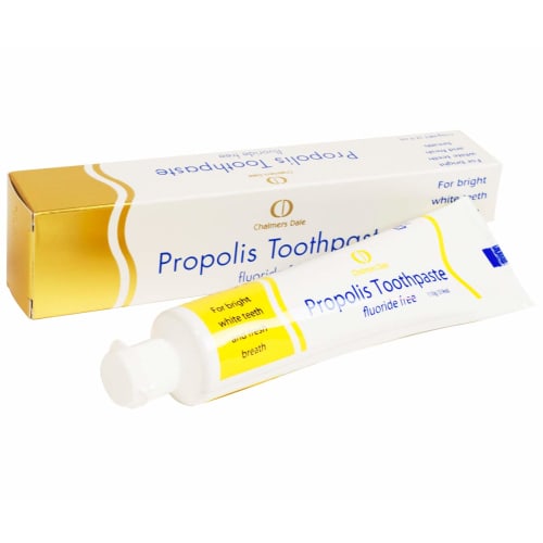 

Chalmers Dale Propolis Toothpaste, Fluoride-Free, High-Concentration Propolis with Peppermint, Refreshing, 110g, Made in Australia by Alpha Japan, Spe