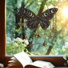 Exorcism Lucky Wind Chime Metal Bat Dragon Wind Bell Butterfly Eagle Wind Catcher Wall Window Hanging Ornament for Home Garden Patio Decoration