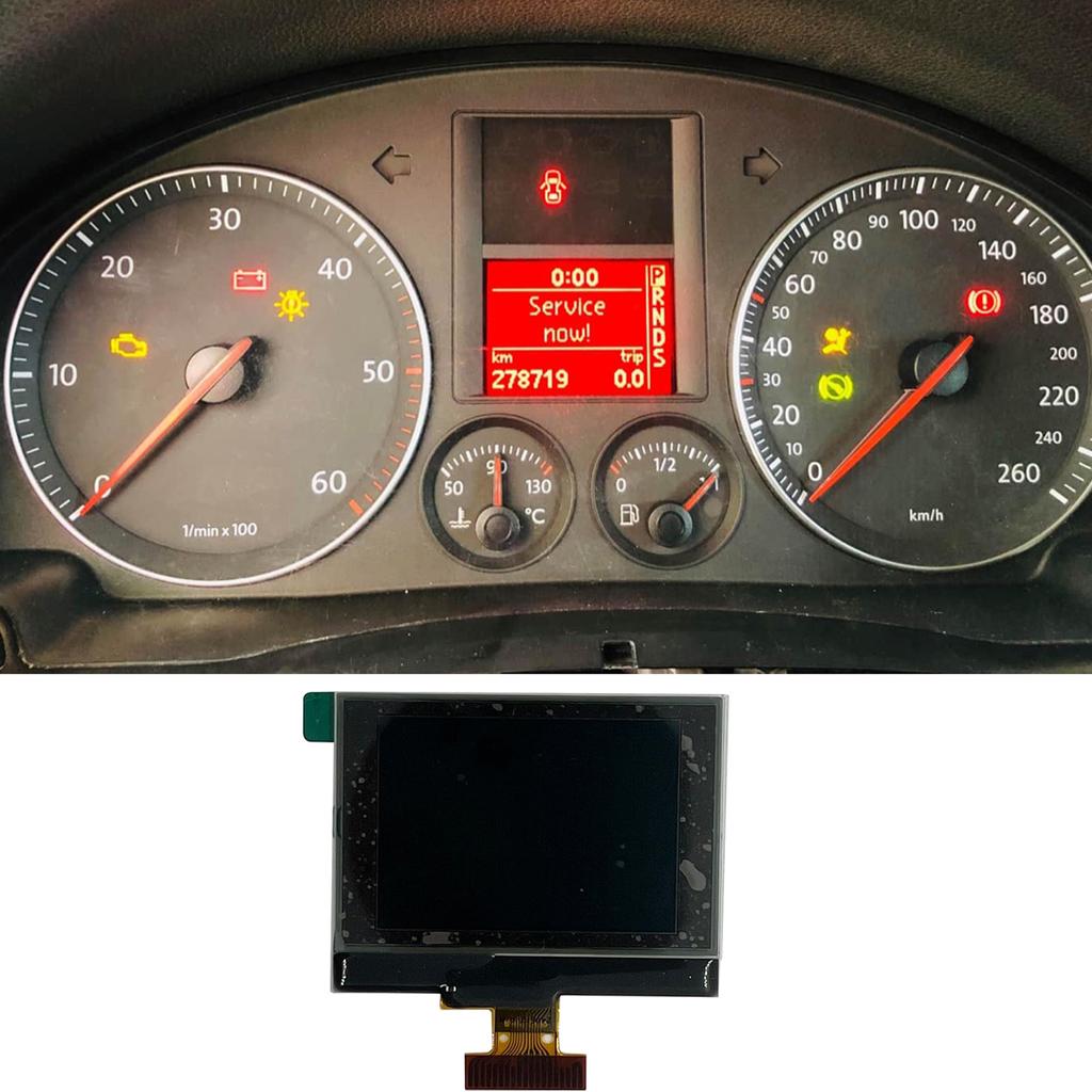 Armaturenbrett LCD-Anzeigebildschirm Kompatibel mit Golf V/Touran/Passat/Jetta Ersetzt #1TD920862 92290206