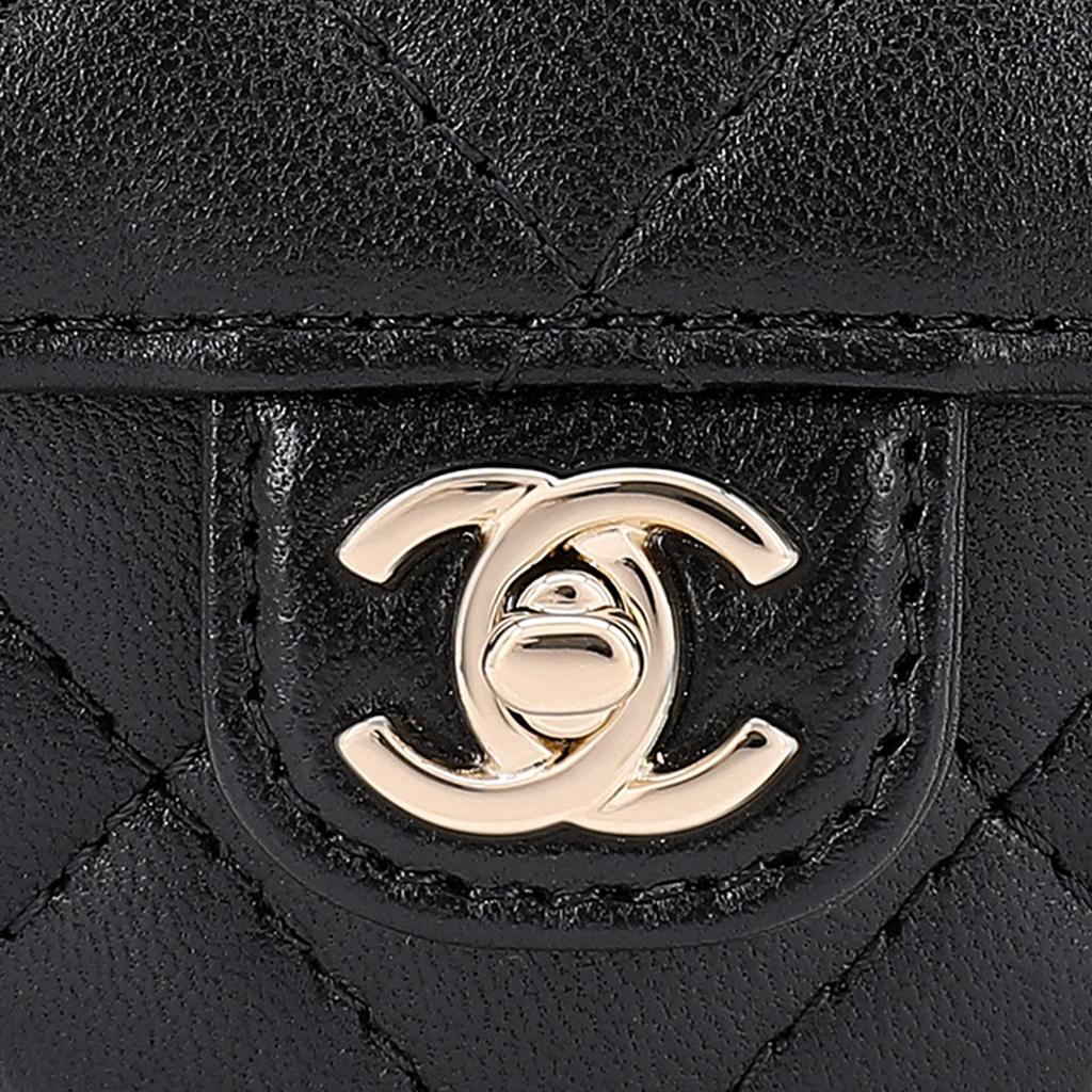 Chanel Lambskin Shoulder Bag, Crossbody Bag Women's Black AP2783-B08163-94305
