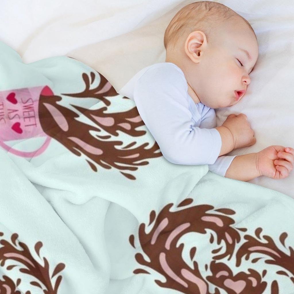 Sweet As This Throw Blanket Flannels Hair Manga Christmas Gifts Blankets