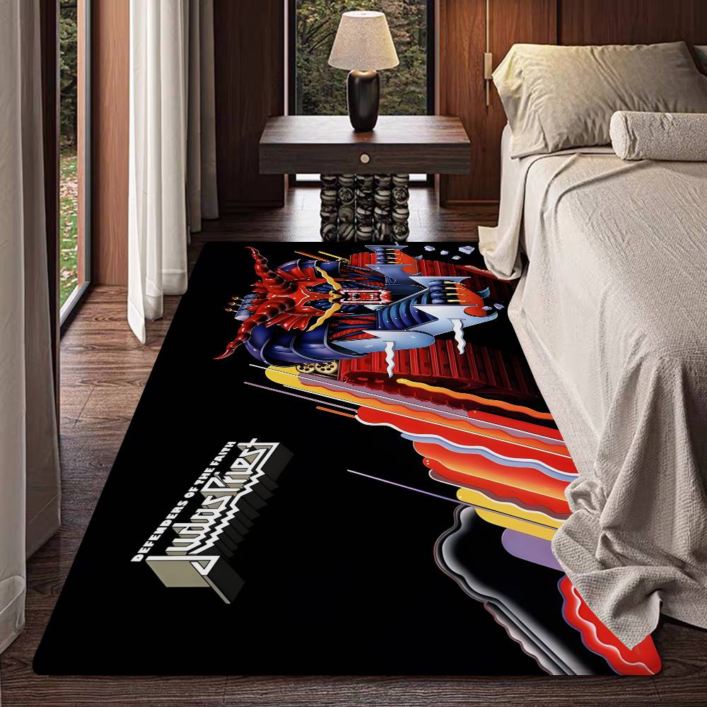 J-Judas P-Priest ROCK BAND Floor Carpet Nordic Style Home Doormat Bathroom-Toilet Mats Bedroom Hotel Decor Mat