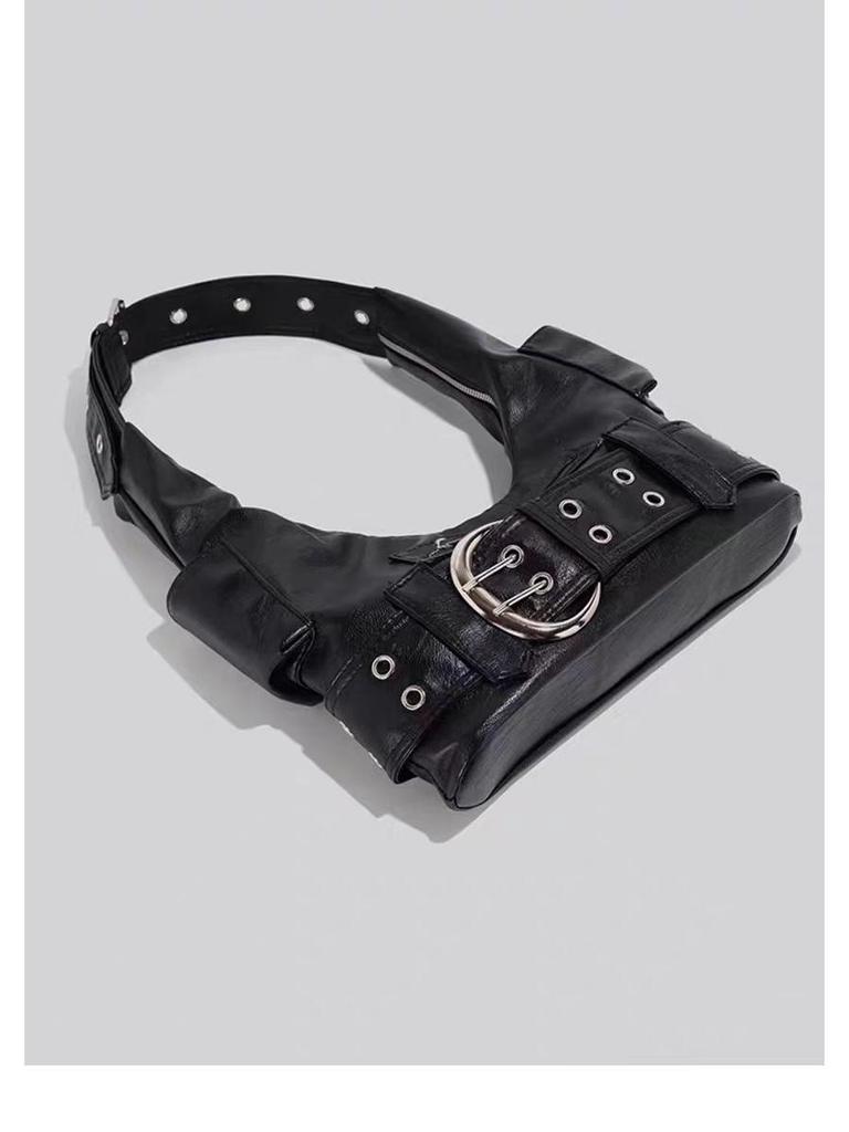 2024 Women's High-Quality Y2K Biker Crossbody Bag - Large Capacity Niche Design