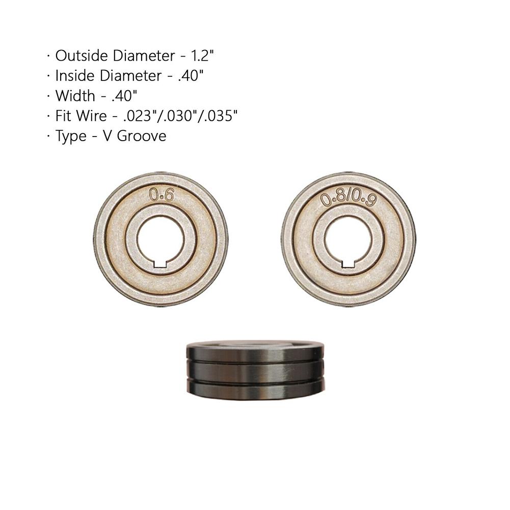 For MIG Welder 2 Shield Welding Press Roller Groove Wire Feeder