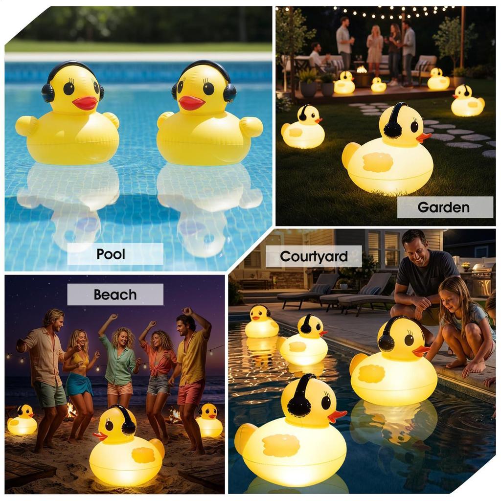 Schwimmende Poollichter Solarbetrieben Solar Aufblasbar Automatisch Partydekoration Außen Dekoration Schwimmende Poollichter Für Hochzeit