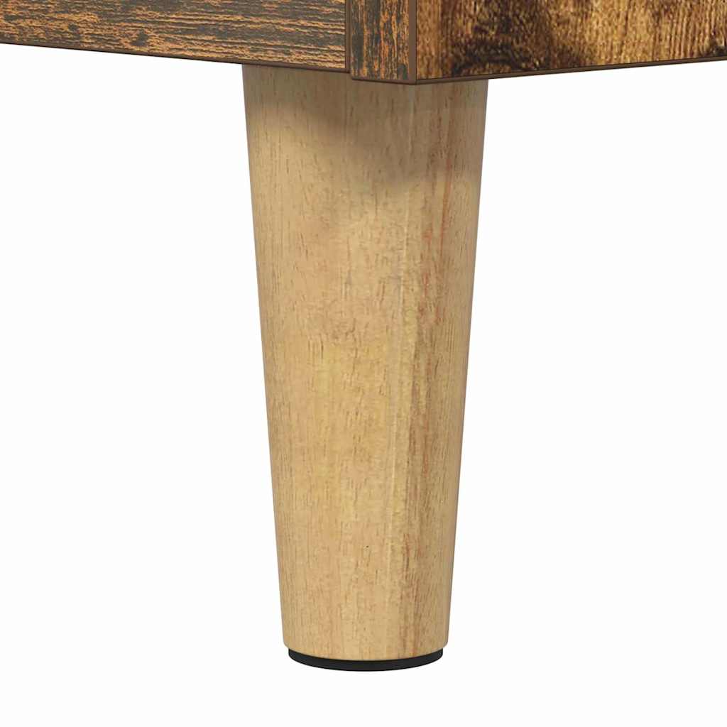 TV Cabinet 100 X 35 X 55 Cm Reclaimed Wood Engineered Wood