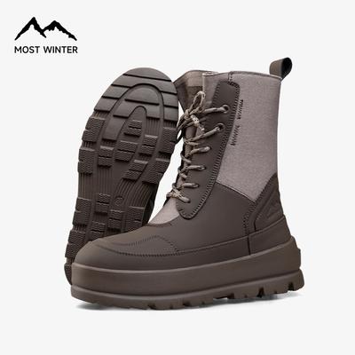 Women's Boots with Plush and Thick Zipper Snow Boots Warm and Waterproof Winter Women's Shoes Martin Boots Small Size