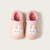 Children's Cotton Shoes Autumn and Winter Warm Cashmere Waterproof Infants 4-6 Years Old Non-slip Baby Woolen Cotton Mop