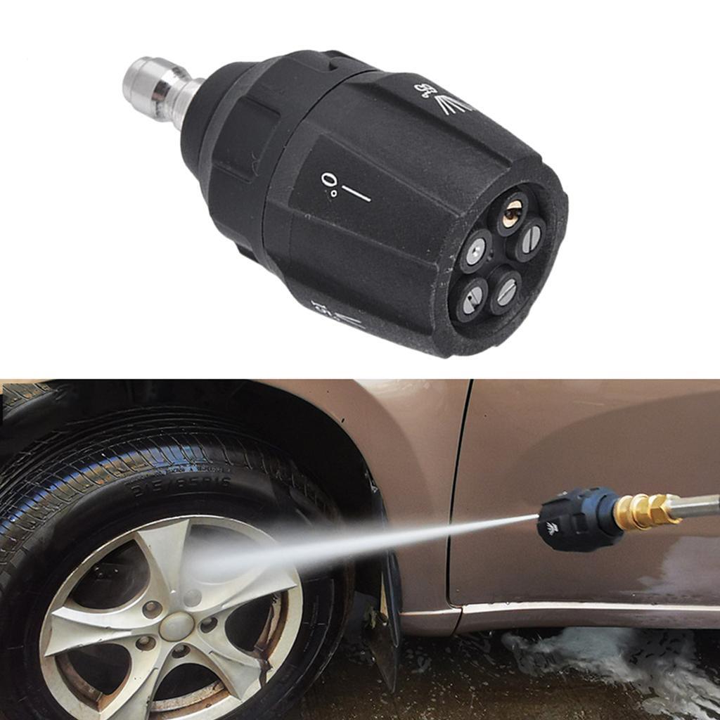 Turbo Nozzle Pressure Washer Adjustable Pressure Rotating Spray Tip 1 4 Inch