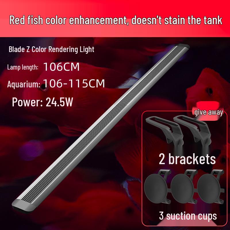 Ji Yin Waterproof LED Light for Native Fish Tanks, Algae Control, Submersible Stream Tank Lighting