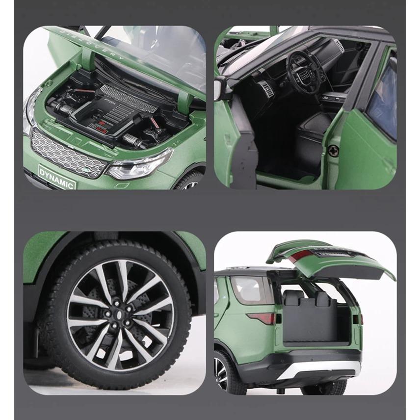 1/24 Land Rover Discovery Evoque R-Dynamic SE SUV Alloy Car Model Diecast Metal Toy Vehicles Car Model Sound and Light Collection Kids Gift