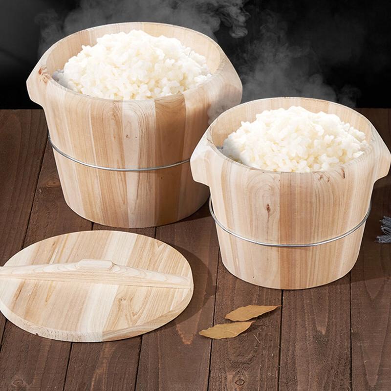 Traditional Fir Wood Steamer Pot