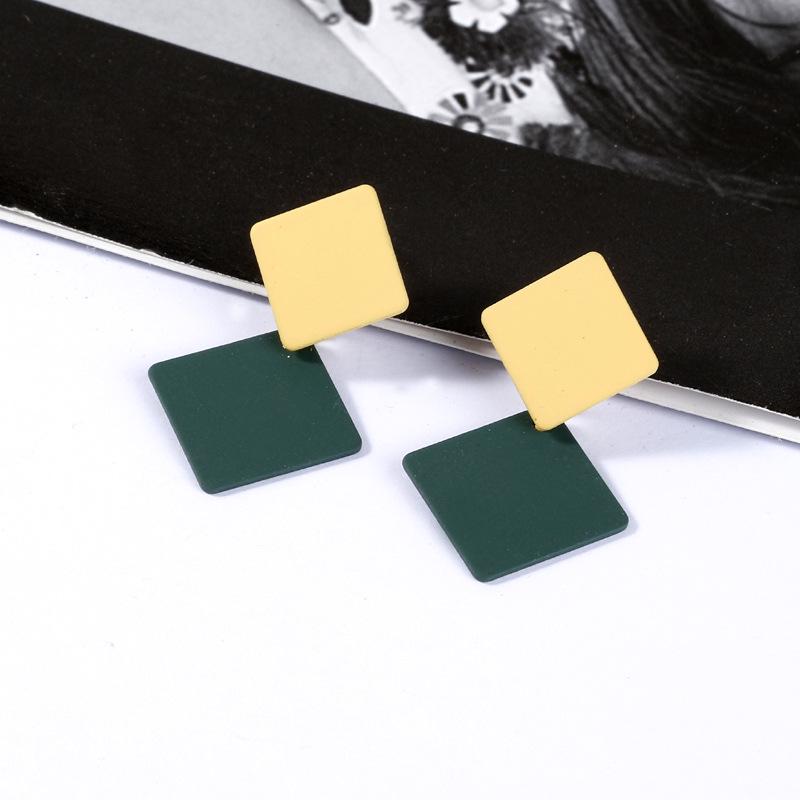 Green Hanging Earrinsg for Women Luxury Crystal Wedding Jewelry Imitation Pearl Drop Earrings new trend boucle oreille