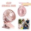 Mini Cooler Fan Portable 711°Rotatable Clip Fan Built In Night Lamp USB Rechargeable Personal Fan For Outdoor Camping Ventilador