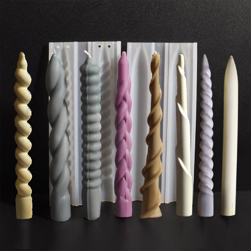 Flexible Silicone Strips Candle Mould for Making Decorative Candle Suitable for Gifting and Holiday Event Ornament