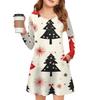 Christmas Day Girls' Long Sleeve Dress - Color Pocket Dress