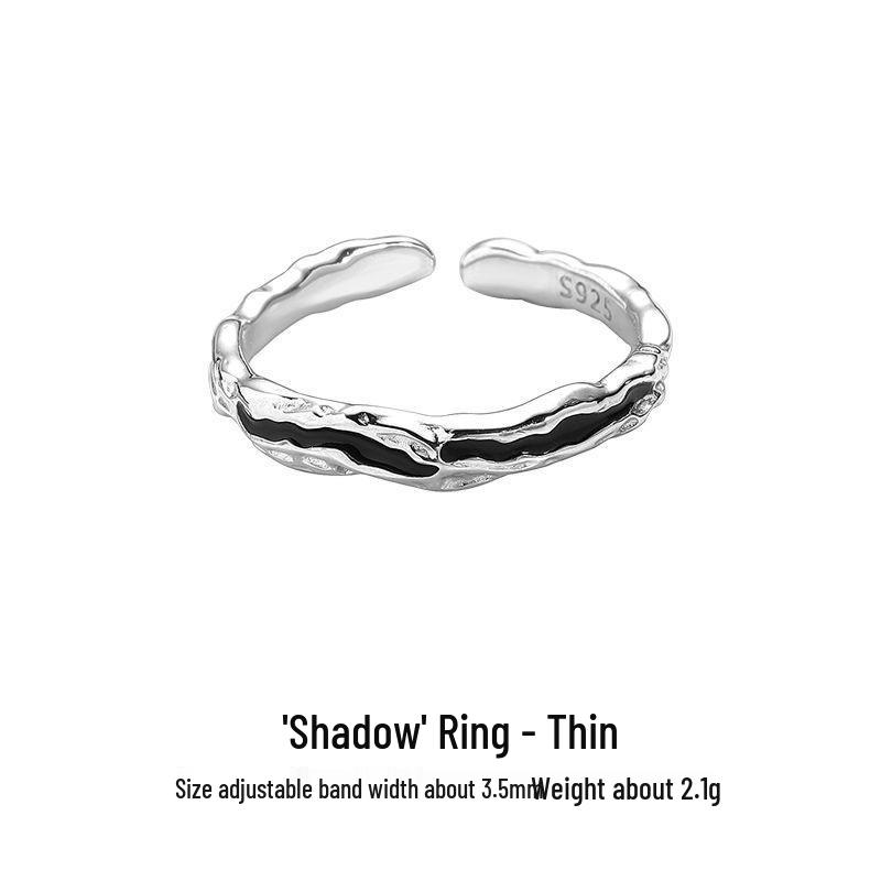 Trendy Men's & Women's Pinky Ring: Stylish, Open-Index Finger Design for Couples
