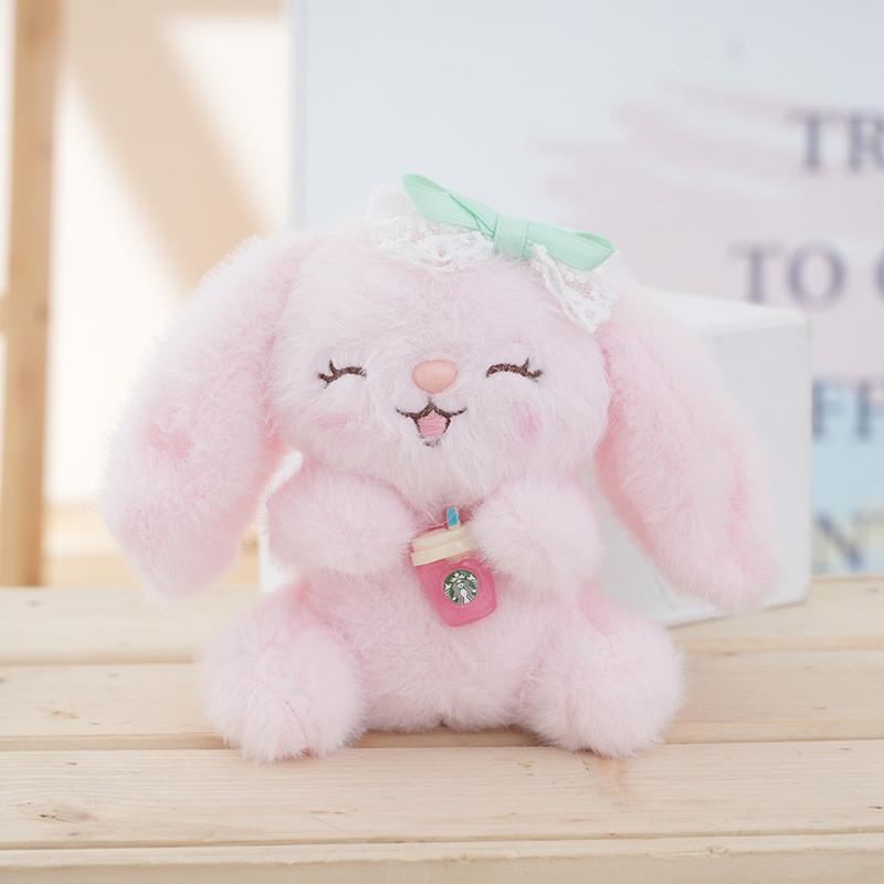 Plush Bunny Keychain With Pp Cotton Filling For Kids And Adults