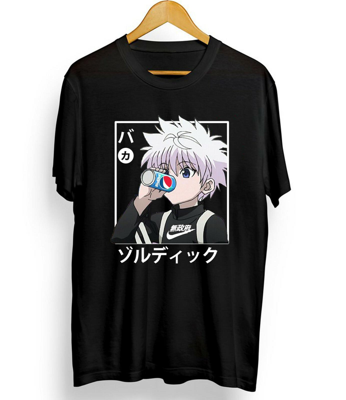 Аниме Hunter X Hunter Глаз Киллуа Киллуа Гон Команды новая Футболка Унисекс Футболка XL