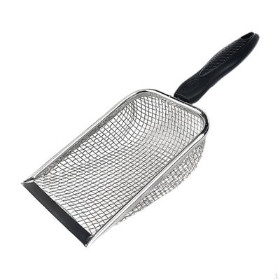 Cats Litter Scooper, Pets Sifter Cat Sand Toilet Cleaner, Mesh Scooper with Handle
