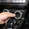 Car Stickers Console AC Air Condition Control Knob Circles Frame Trim For Mercedes Benz C Class W204 GLE GLK ML GL M GLS SL SLK