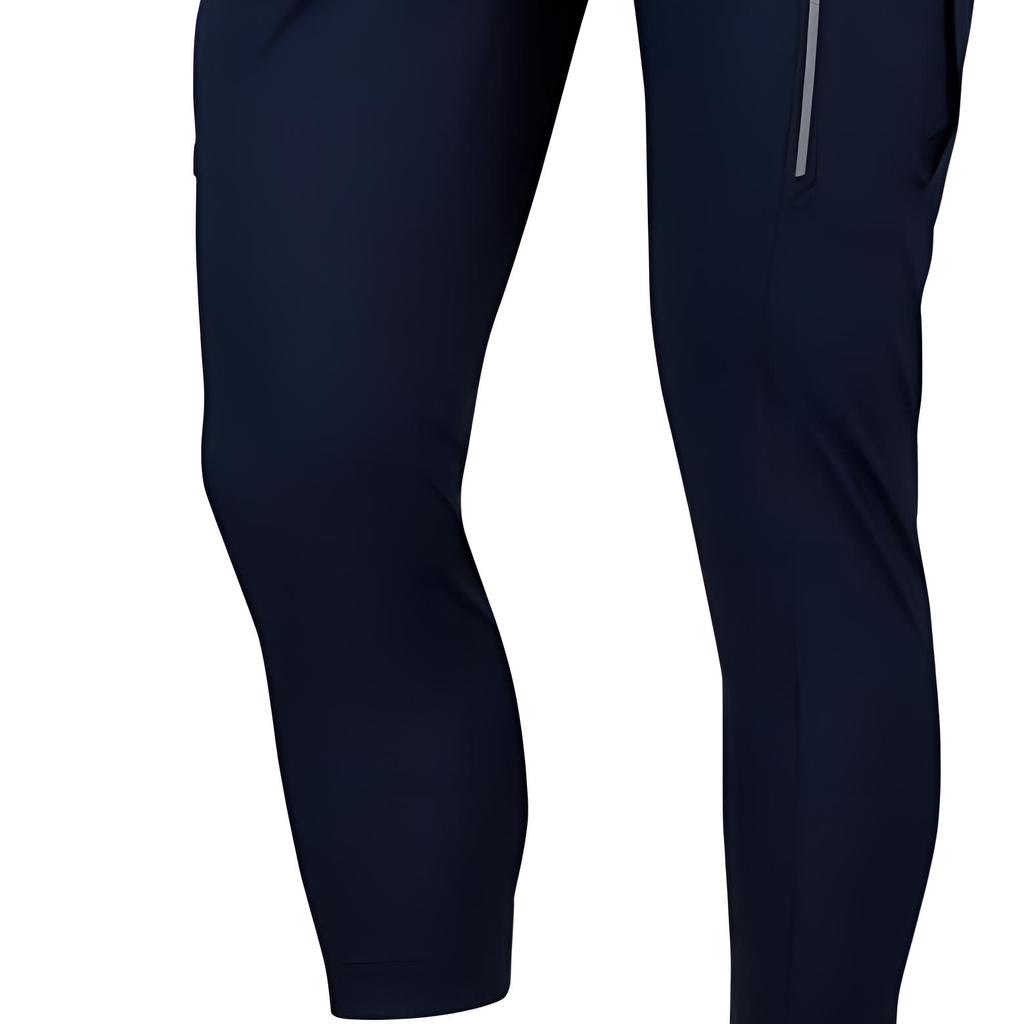 Nike Logo Print Drawstring Straight-Leg Casual Pants Men Bottoms Blue CV9301-451