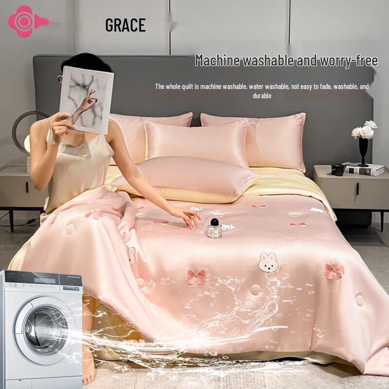 

Jeliya Washed Cotton Summer Quilt Set