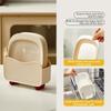 Anti-drop Trash Tray Square Shape Garbage Plate Meal Plate Snack Plate  Camping