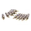 Air Conditioner Valve Stem Core Easy Installation Shockproof 26.8mm Length 20pcs Aluminum Alloy and
