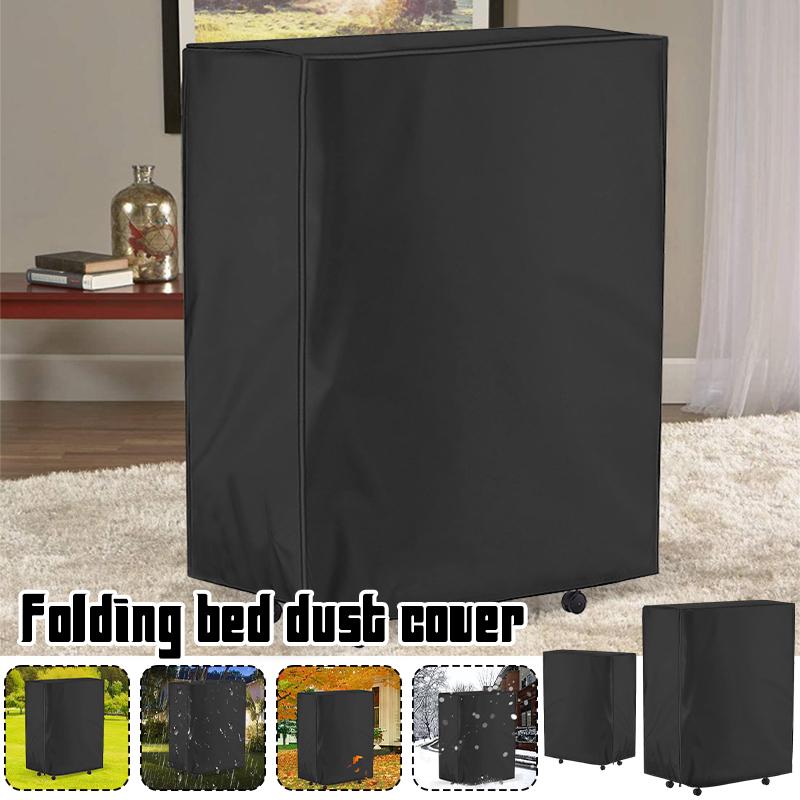 Foldable Bed Dust Cover Outdoor Portable Foldable Bed Cover Waterproof Sunscreen Home Furniture Protective Cover