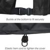 Outdoor Power Equipment Cover, Heavy Fabric with Bottom Cords and Side Access for Yard and Shed Storage Use Daily