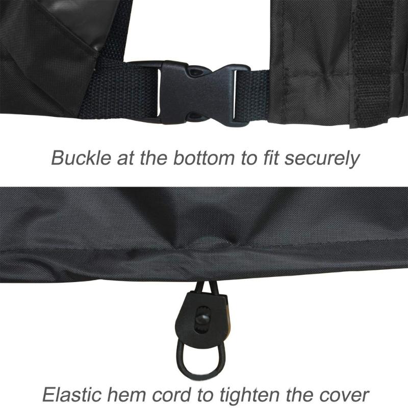 Outdoor Power Equipment Cover, Heavy Fabric with Bottom Cords and Side Access for Yard and Shed Storage Use Daily
