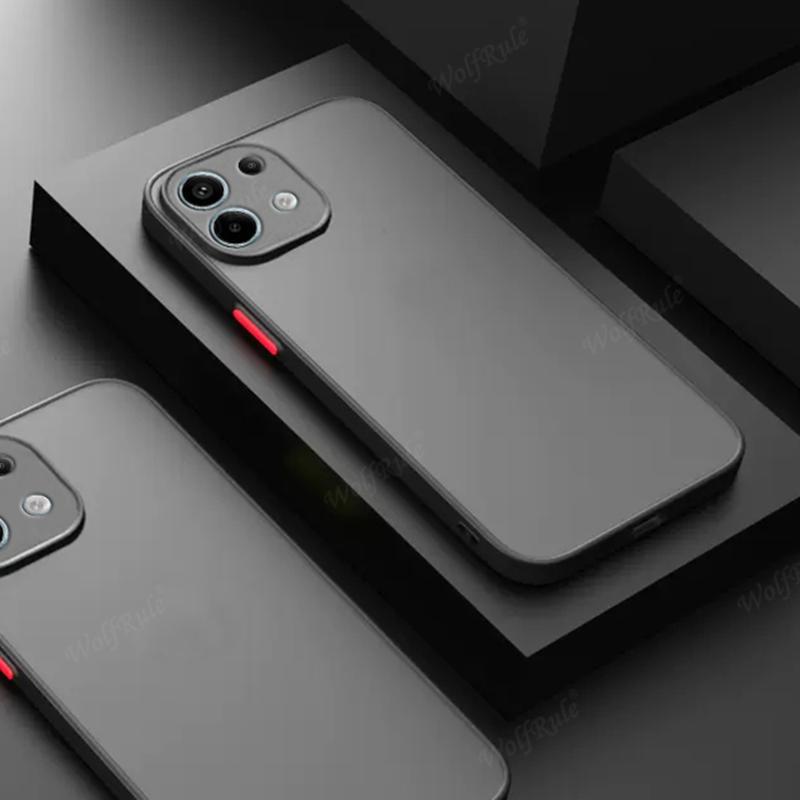 For Poco X6 5G Case Cover Xiaomi Poco X6 Pro 5G Capas New Shockproof Bumper Phone Back Matte Clear Translucent Fundas Poco X6 5G