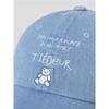 8SECONDS Bear Embroidered Denim Ball Cap Blue (19578BWY1P)